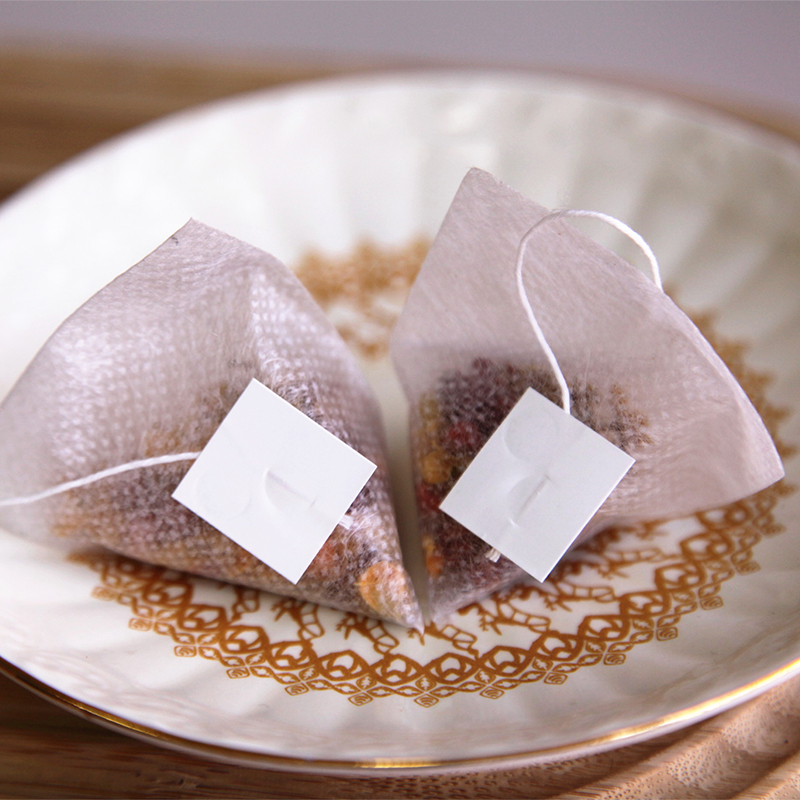 Short Lead Time for Biodegradable PLA Corn Fiber Empty Tea Bag with Drawstring